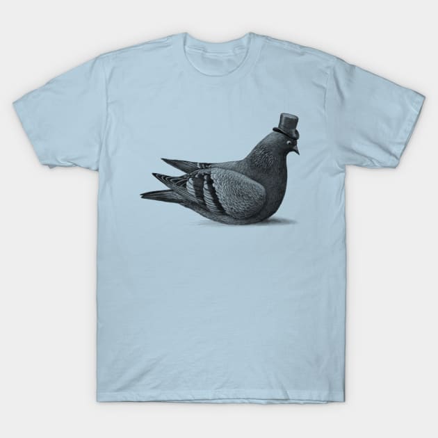 Dapper Pigeon T-Shirt by Terry Fan